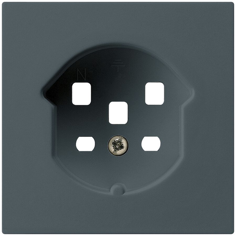 Frontplatte kallysto T25 anthrazit, 60×60mm für Steckdose T25