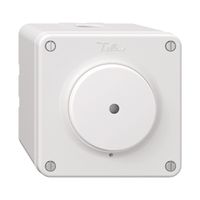 NAP-Leucht-Drucktaster NEVO m.Frontlinse LED gelb, S/Ö 1L, ws, m.weisser Membr.