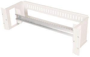 Einschub 19“ mit Tragschiene ROLINE 485×130×150mm grau Montageschiene