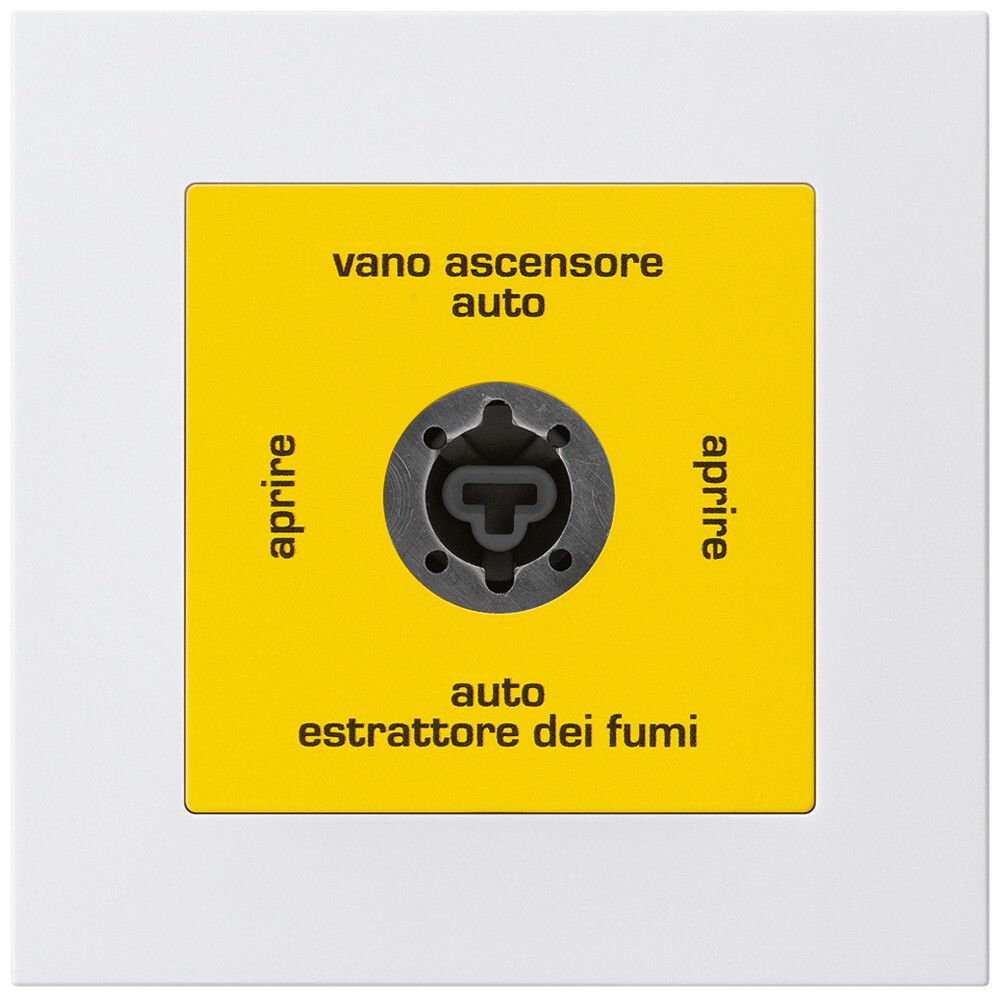 Interruttore a chiave INS kallysto.pro per estrattore fumi italiano bianco