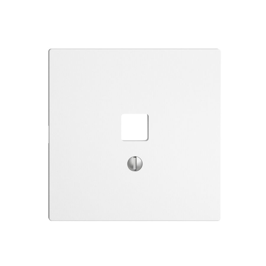 Frontset EDIZIOdue weiss 60×60mm für Datenschnittst.USB
