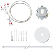 Kit di sospensione ESYLUX SVENJA POLE PENDULUM SET 1000, con tubo centrale