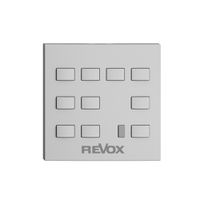 Kit de montage EDIZIOdue F pour Voxnet p. gravure, 10 boutons & IR, gris clair