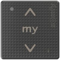 Émetteur mural RF AP Somfy Smoove 1 RTS Black