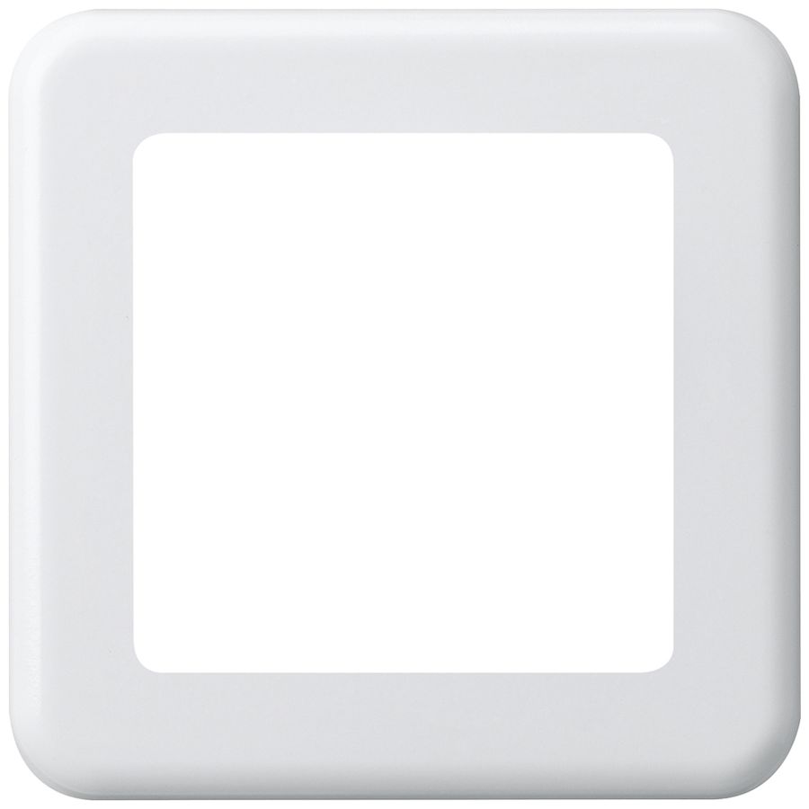 Plaque de recouvrement ENC 1×1 Hager basico 1×systo blanc