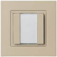 Pulsante universale INC 2×kallysto.pro con LED beige