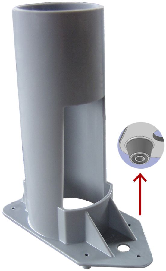 Rohrstütze Fawa 4×M16/20, 2×M25