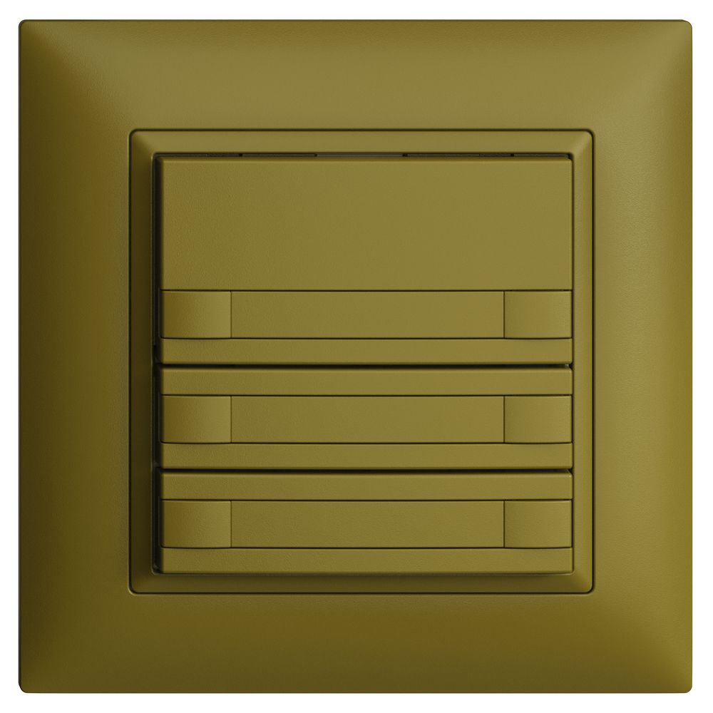 Poussoir KNX RGB ENC EDUE FMI, 250mW, s.LED, papier, 3×poussoir, C.2×T., ov