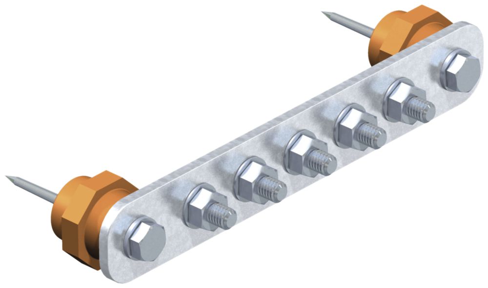 Potentialausgleichschiene Bettermann 5×M10 Cu