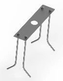 Betonanker-Set für LED-Pollerleuchte METOO