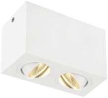 Plafoniera LED SLV TRILEDO DOUBLE CL 16W 1100lm 3000K 38° 163×85×95mm bianco