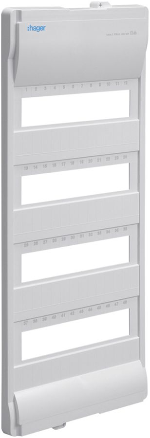 Couvercle Hager Volta 4-rangées 693×279×31mm