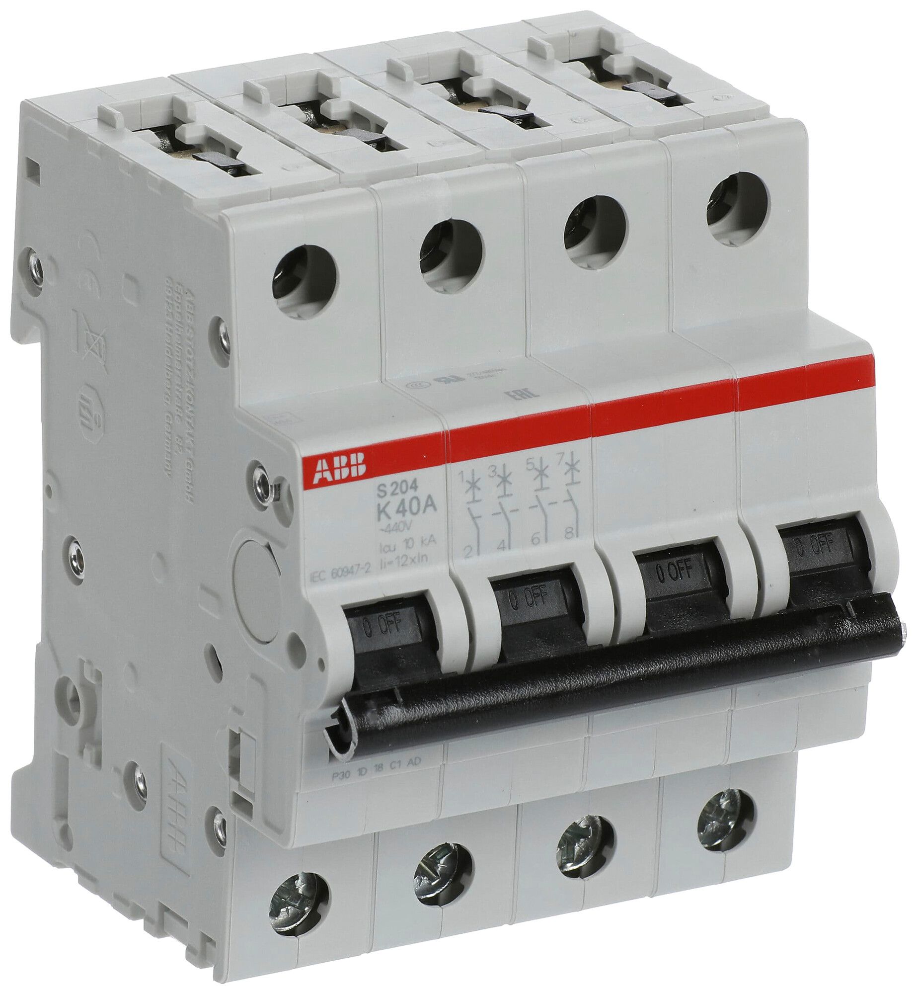 Leitungsschutzschalter ABB S204-K40 6kA