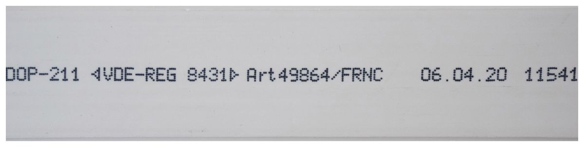 Câble plat Woertz DALI IP 5×2.5+2×1.5mm² sans halogène gris B2ca