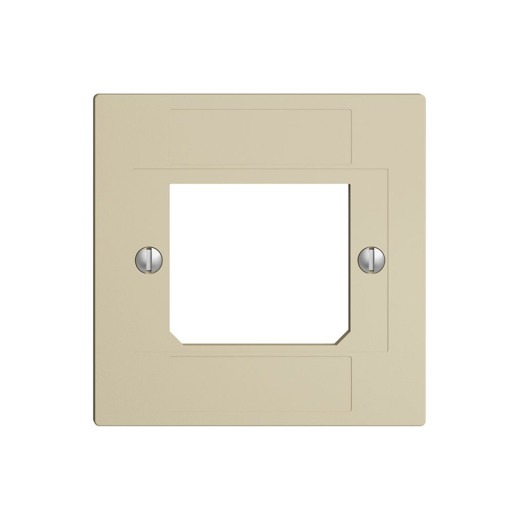 Placca frontale ITplus ADSL EDIZIOdue vanille, 3×RJ/1×T+T