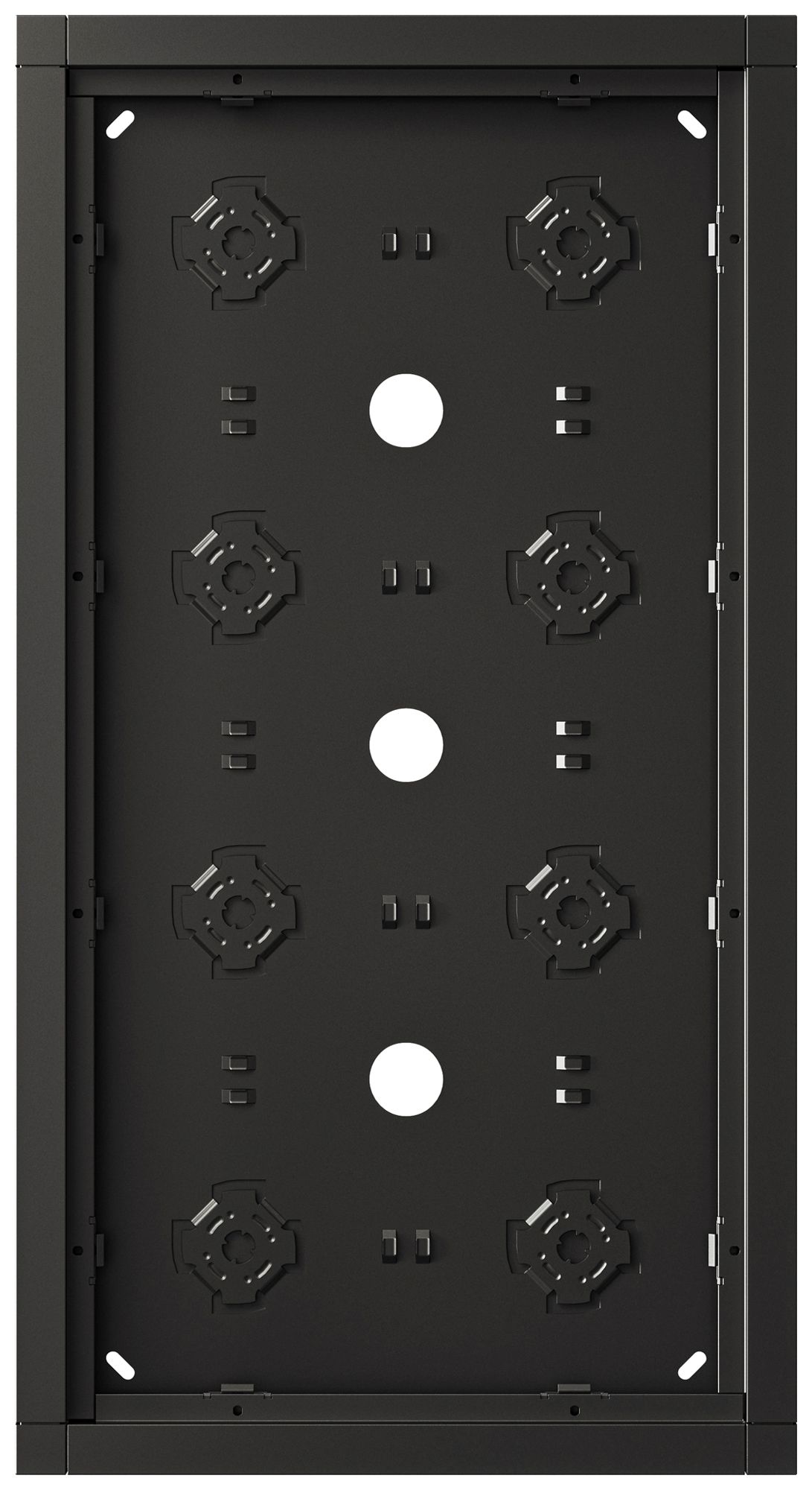 AP-Gehäuse Siedle 8× 232×432×36.5mm grau