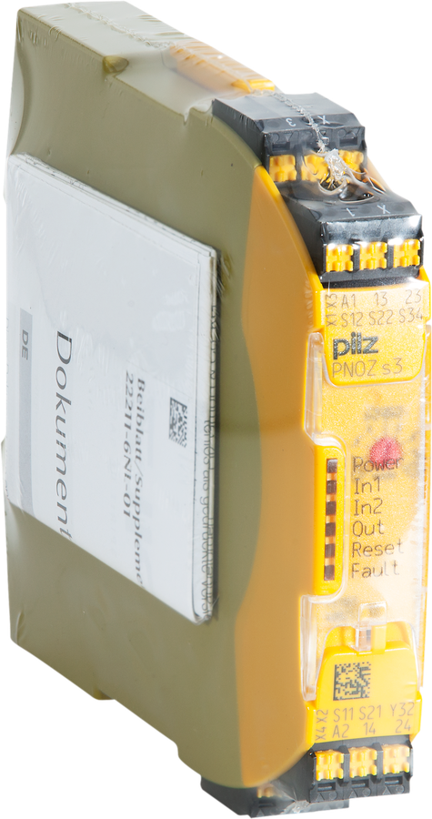 Not-Halt Schaltgerät, Schutztürwächter PNOZ s3 C 24VDC 2 n/o