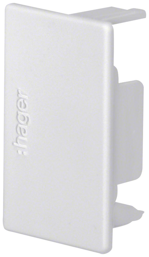 Endstück Hager tehalit.LF 30×30mm grau IP30