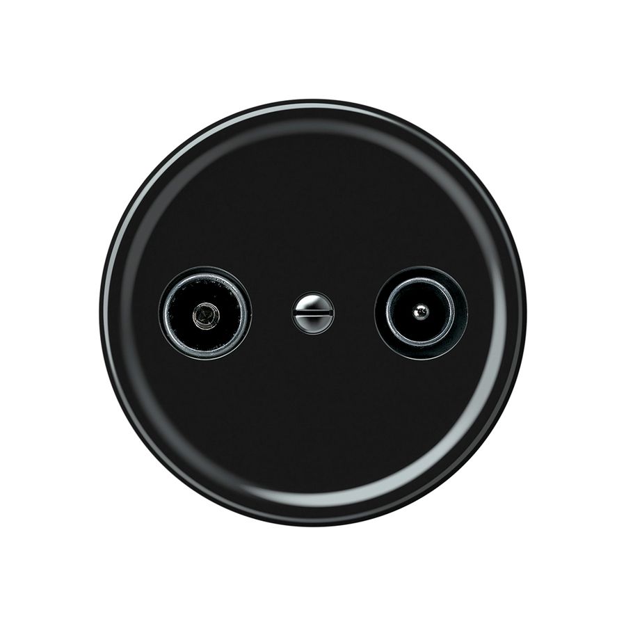 Antennendose TV-R origin Durchgangsdose 15dB 1.7dB schwarz