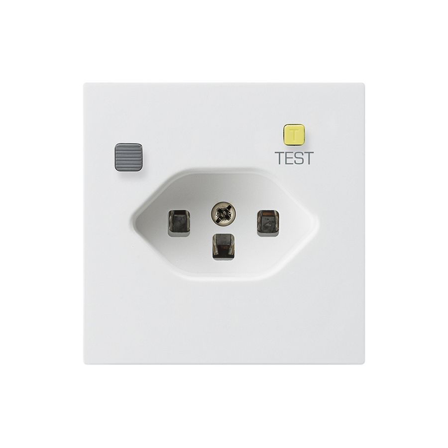 Steckdose kallysto A T23 FI 30mA weiss