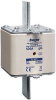 Fusible HPC Hager DIN3 400VAC 630A gG/gL avertisseur double antirouille