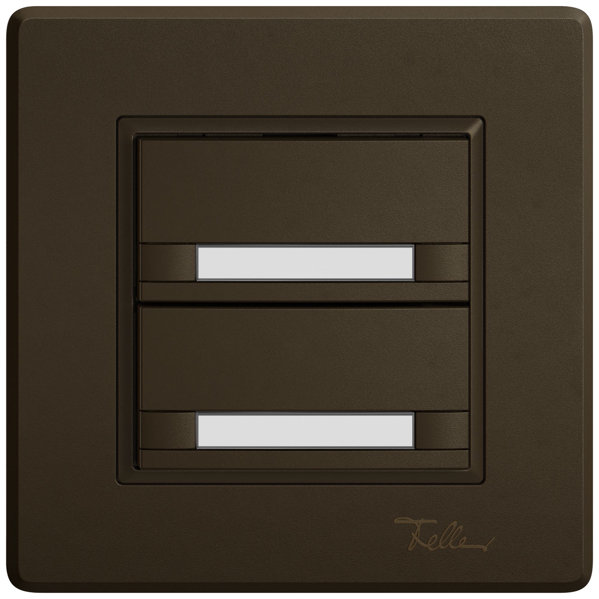 UP-Universaltaster EDIZIO.liv UNI SNAPFIX® 5…48V o.LED 2× 2-Tbed.Pap.br