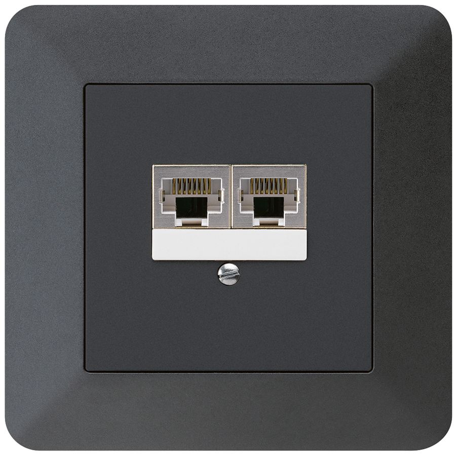 UP-Dose kallysto.trend 2×RJ45s parallel schwarz