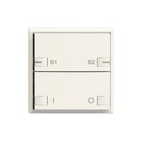 Poussoir ENC ZEP ON-OFF scène 1c/2t station cen-sec.EDIZIOdue blanc