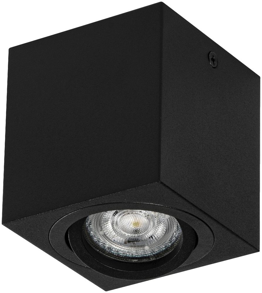 Plafonnier/applique LEDVANCE SPOT SURFACE SQUARE GU10 1×7W 80×80mm noir