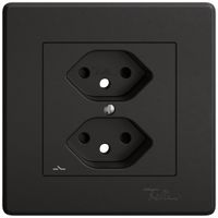 UP-Montageset EDIZIO.liv SNAPFIX® für 2×T13 getrennt Shutter sz