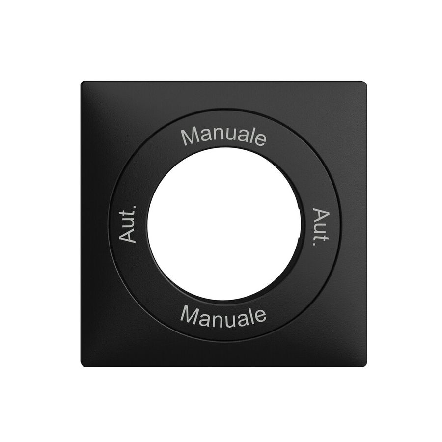 Kit front. Aut.-Manuale-Aut.- Manuale EDIZIOdue 60×60mm nero