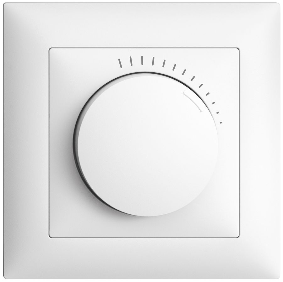 UP-Drehzahlsteller EDUE 230VAC, 1-phasig, 20…400VA, 88×88mm, weiss