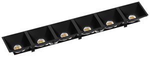 LED-Reflektormodul Sylvania Otao Linear 3000/4000K 80° 285×50mm schwarz 4 Stk