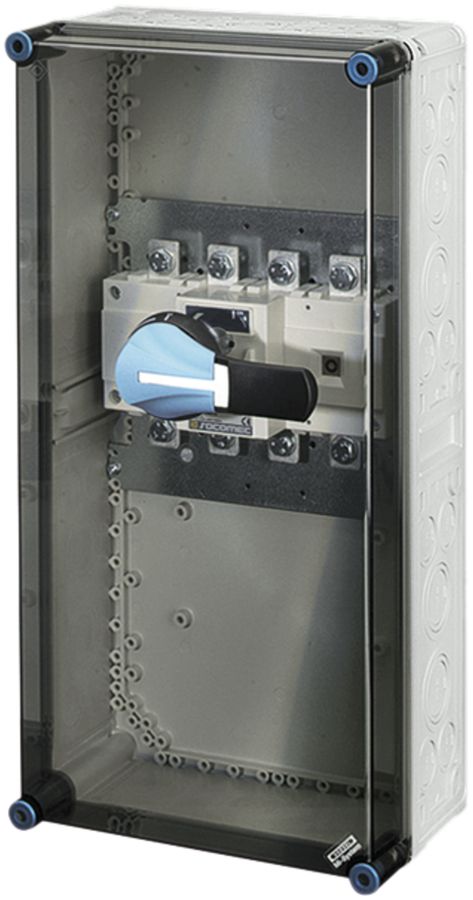 Boîtier d'interrupteur-sectionneur Hensel Mi, 250A, 4 pôles+PE