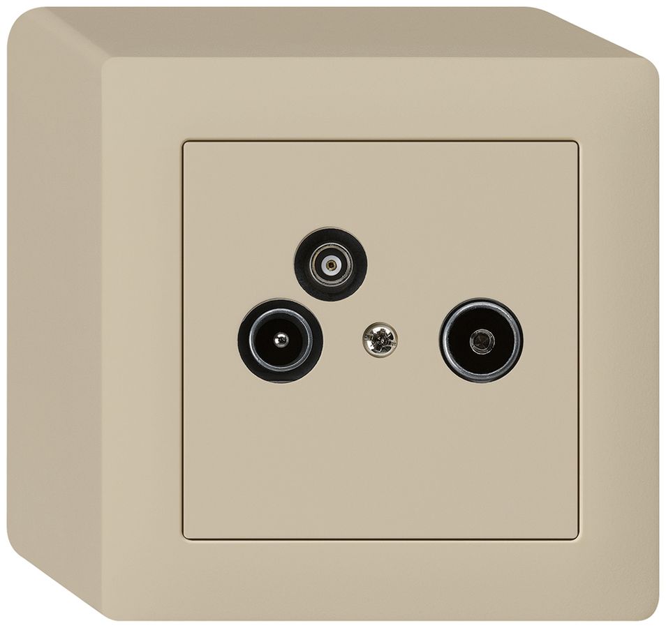 AP-Antennendose R/TV-Daten kallysto 19dB beige