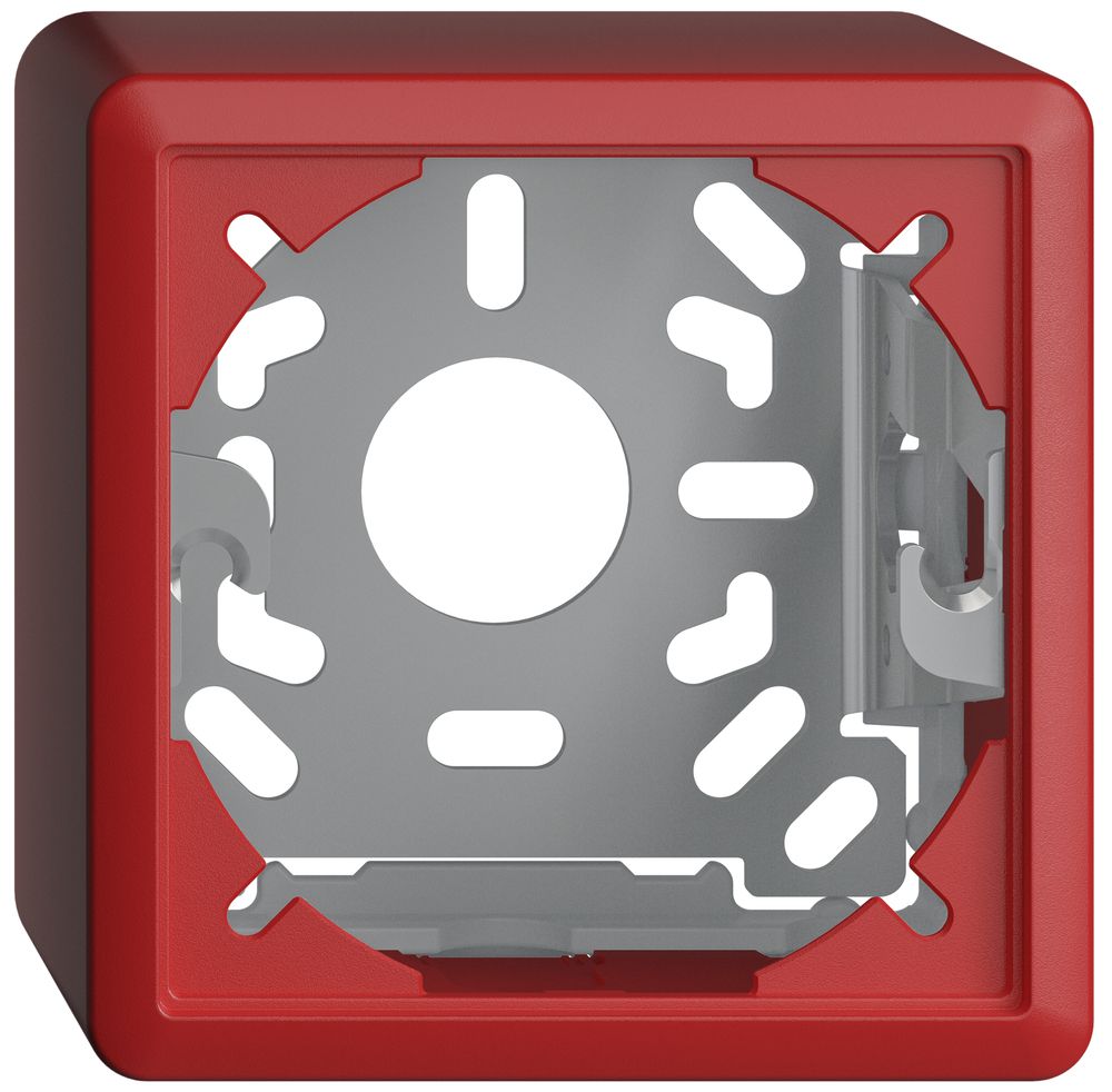 Capot avec plaque de base 54mm EDIZIOdue berry