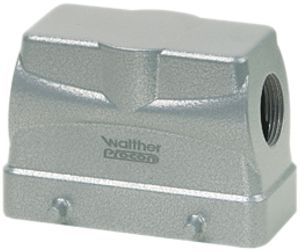 Steckergehäuse Walther PROCON P718016, Gewinde 1×M25, H=65mm, Al
