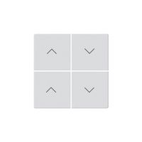 KNX-Storentasterfront Hager BA basico Z 4-fach weiss