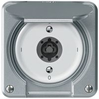 Interrupteur à clé ENC robusto interrupteur en/hors 1 pôle 16A 250V 86×86mm al