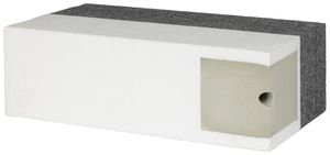 Geräteträger mit Einlasskasten Eckelement/E, 160…200mm