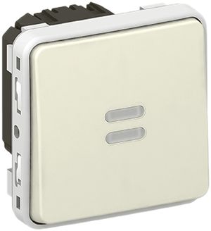 Interruttore a bilico lum. PLEXO 3/1L C bianco