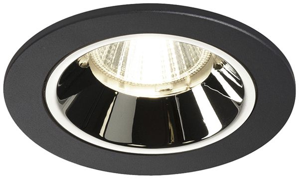 Downlight LED SLV NUMINOS S 8.6W 750lm 4000K 55° VAR Ø80×52mm no/Cr