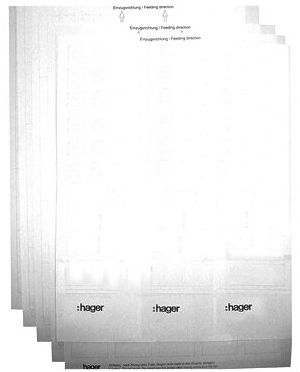 Beschriftungsbogen A4 KNX kallysto tebis