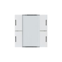 Frontset Hager kallysto LED 4×KNX systemlink/easylink weiss