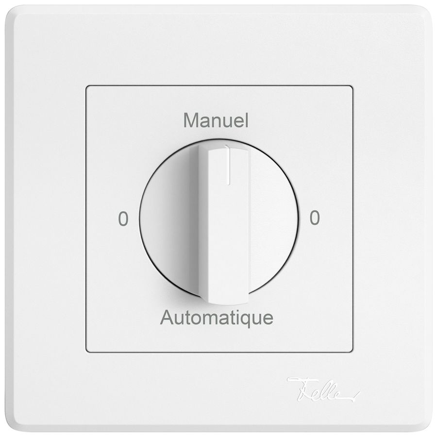 Interrupteur rotatif ENC EDIZIO.liv SNAPFIX® manette 2/1L 0-Manuel-0-Auto bc