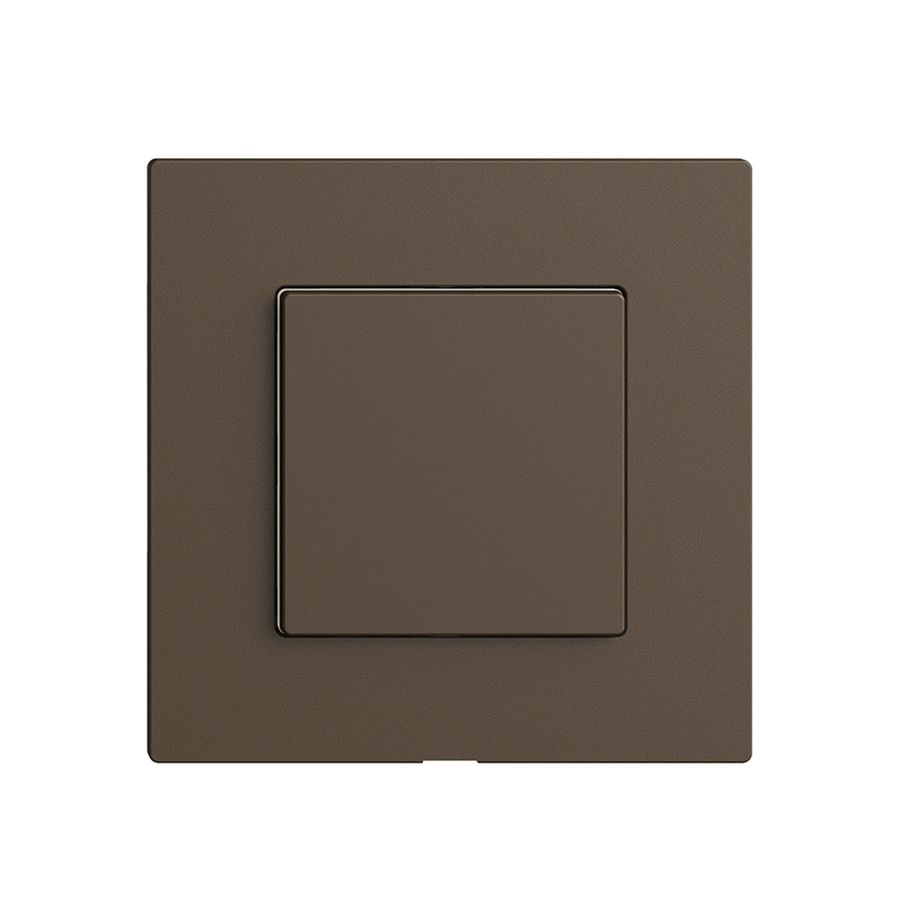 Kit copertura per interruttore 1c/1t Edue Wiser coffee