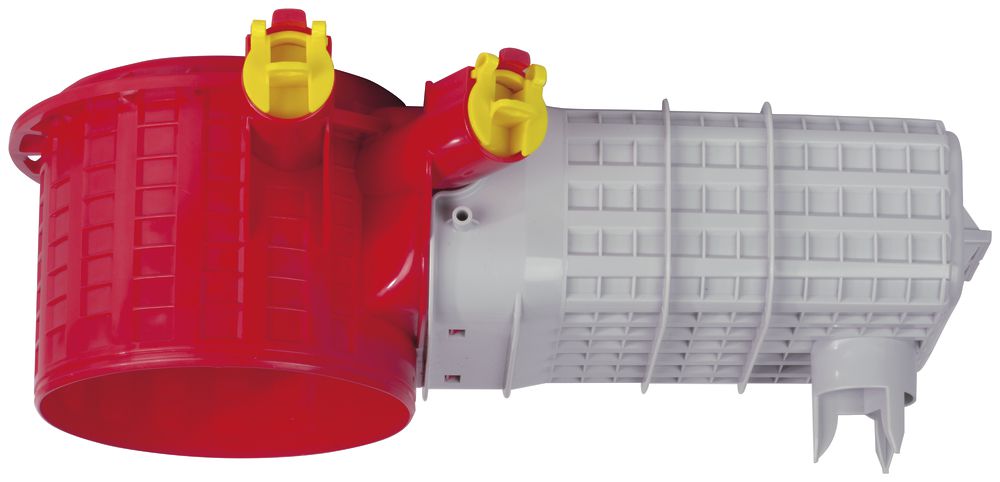 Einbetoniergehäuse MT LIGHT-BOX mit Tank, Ø120/120×230×324mm