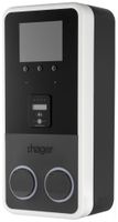 Ladestation Hager witty park 2 3Ph 22kW 2×22kW IP55 342×680×220mm