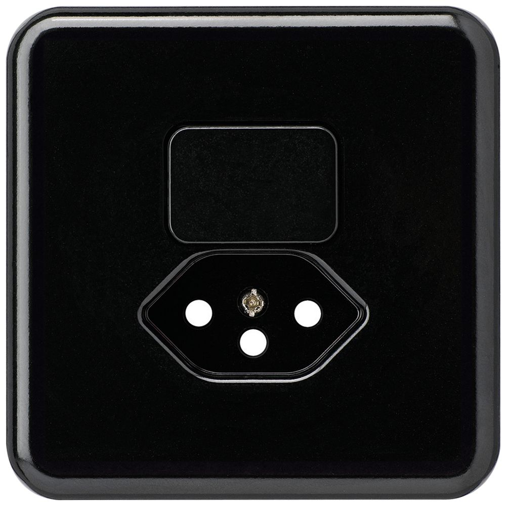 UP-Frontset basico 86×86mm schwarz für Kleinkombi S3/Typ 13 für BOMI