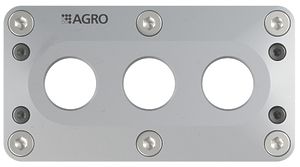 Mehrfachdurchführung AGRO MCE Alu S06 3 Löcher 18.5…21.5mm Aluminium